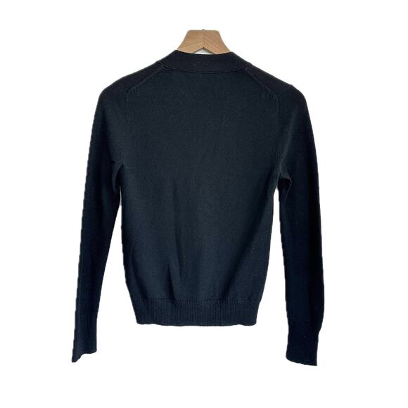 J. Crew Black Merino Wool Cardigan Size XXS - Picture 4 of 8